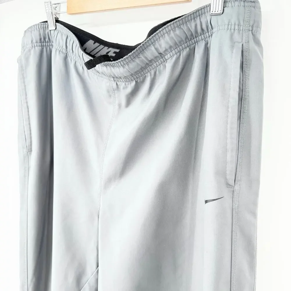 Nike Dri-FIT Gray Jogger Track Pants Men’s XL Athletic Drawstring Pockets